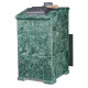 Чугунная банная печь Гроза 18 (М) в комплекте с облицовкой Президент из натурального камня Змеевик до 18 м³